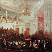 800px-Escena congreso de los diputados siglo XIX Eugenio Lucas Velázquez