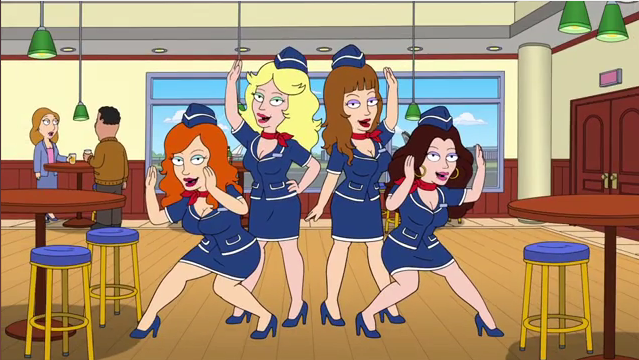 introducing the stewardesses american dad wikia american dad christmas episode