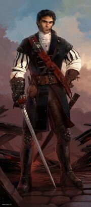Harken II disgused as a pirate