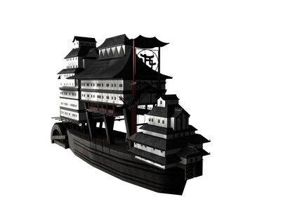 3Dwheelboat