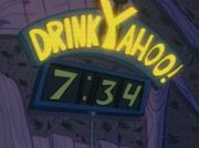 Drink Yahoo digital clock