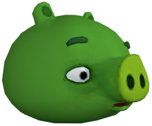Bad piggies GO freckled pig