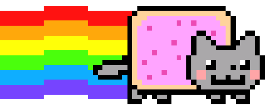 Image 8 bit sprites nyan cat by toshirofrog d4hzdrp png Image 8 bit sprites nyan cat by toshirofrog d4hzdrp png