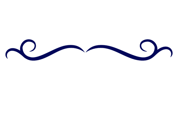 Single Line Clipart : Image single line border clipart dark blue swirl divider