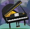 Ebony piano
