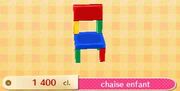 Chaise enfant