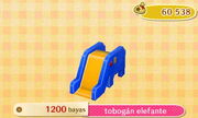 Tobogán Elefante en el Catálogo de ACNL