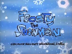 Frosty the snowman title card