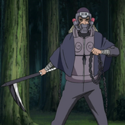 Hanzo wielding Kusarigama