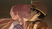 Yukiteru and Yuno (First Kiss)