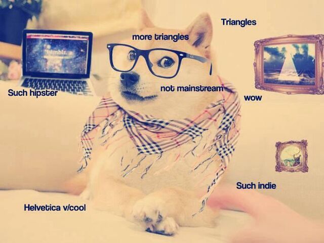 File:Hipster Doge.jpg