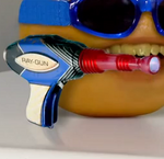Evil orange laser gun