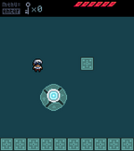 Turquoise BLANK without darkness