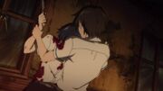 Kazami fought against Kouichi