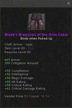 Blades breeches of the grim cabal
