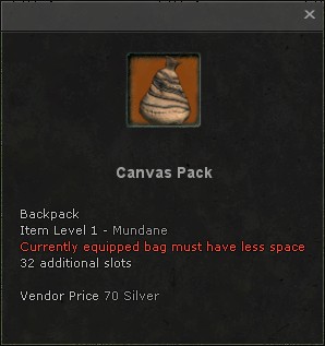 Canvas pack