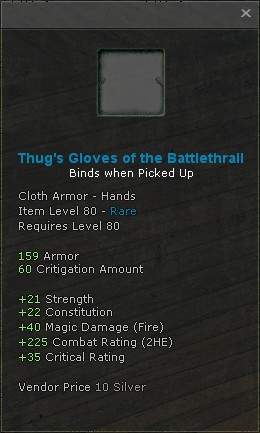 Thugs gloves of the battlethrall