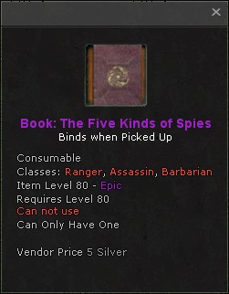 Book the five kinds of spies