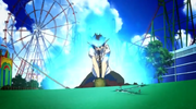 Amaimon provocando un terremoto.png