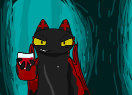 BloodGrowl drinks bloooooooooooooood