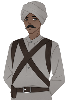 Raj Soldier Serious