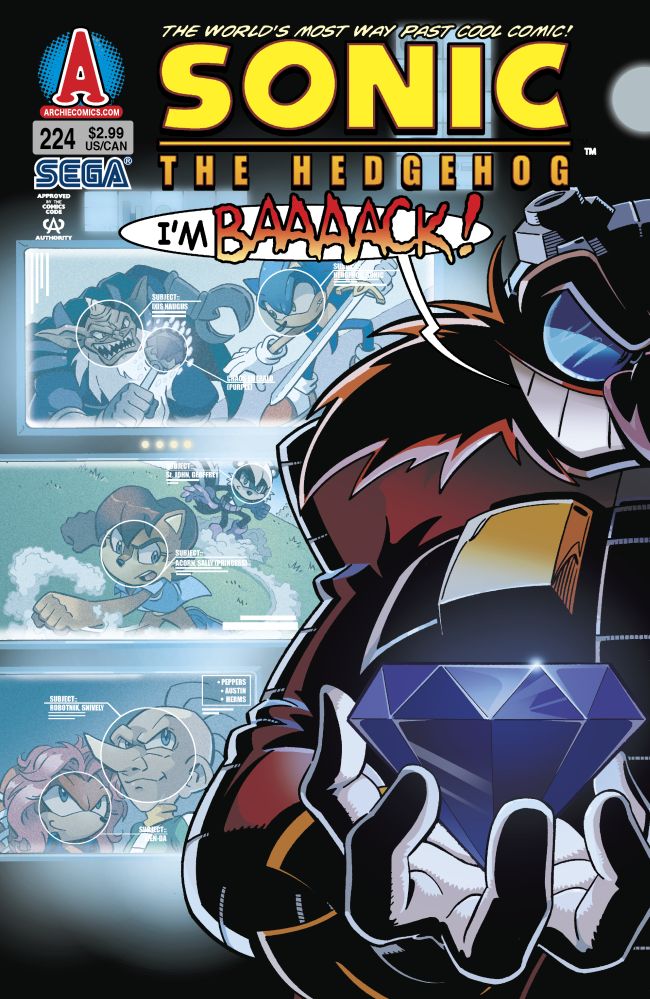 archie sonic the hedgehog issue 224 mobius encyclopaedia writer cover letters
