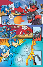 Zavok fights Sonic