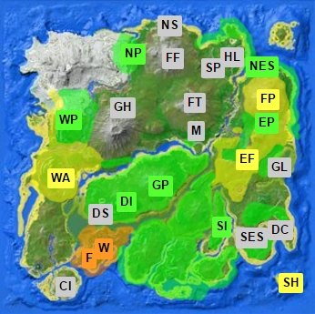 Изображение - Map Ankylosaurus.png | ARK: Survival Evolved вики ...