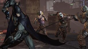 Batman Uses His Batclaw