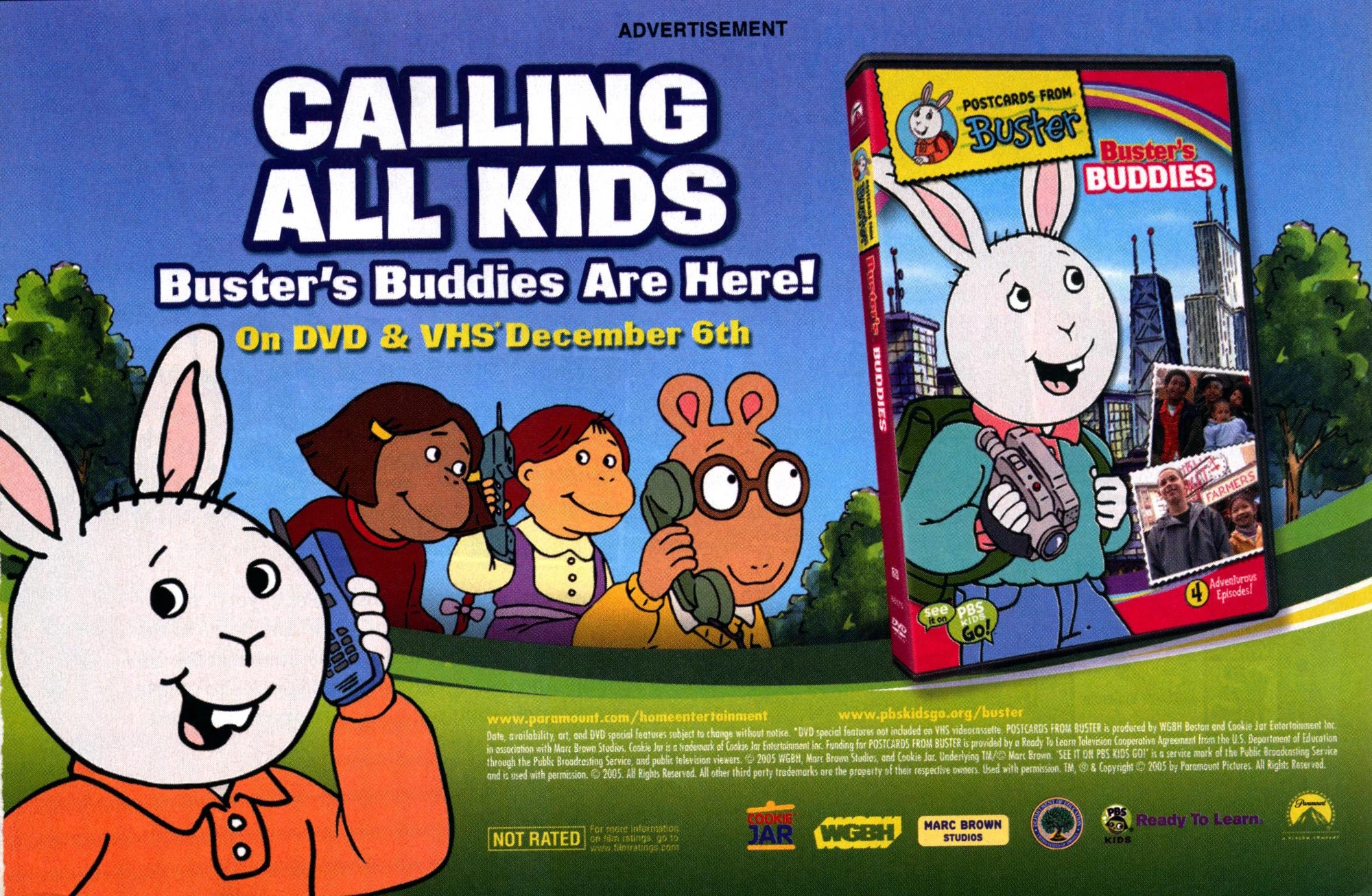 Buster's Buddies (DVD) Arthur Wiki FANDOM powered by Wikia