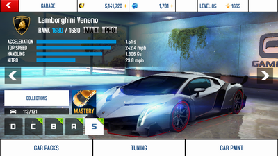 Veneno stats (MP)
