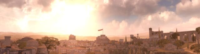 Bestand:Rome Panorama Zonopgang.jpg