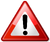 Red icon warning
