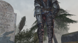Connor wrzuca pióro