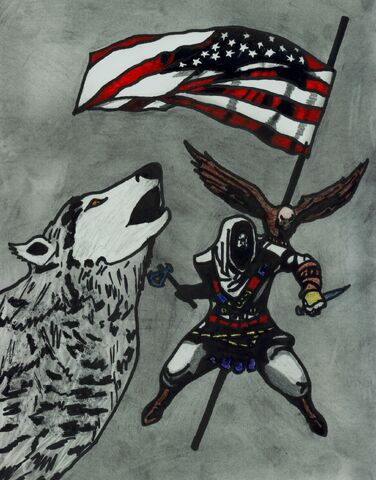 File:Eagle and Wolf - The Duality of Connor concept art by Kaloneous.jpg