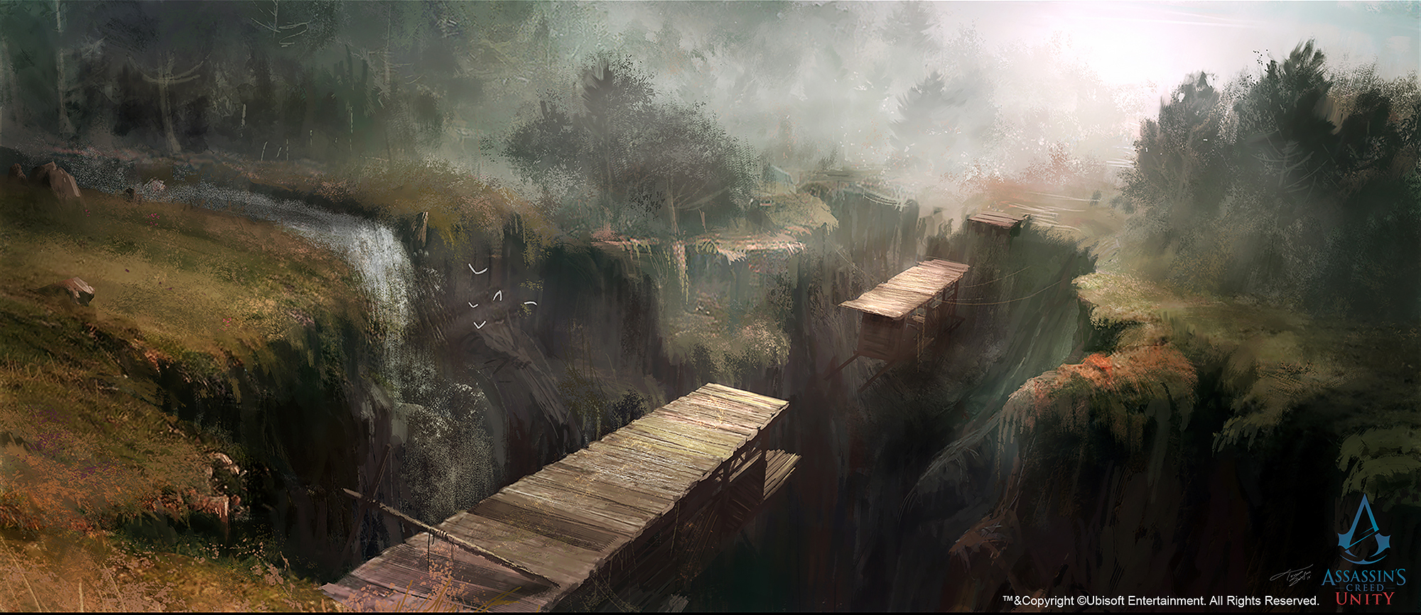 Image - ACU Medieval France Bridge - Concept Art.jpg 