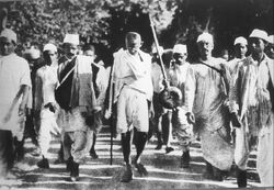 ACII Mahatma Gandhi Marche du sel