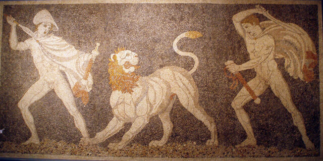 File:Craterus and Alexander the Great on a hunt.jpg