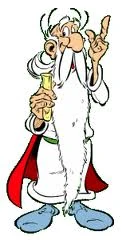 Figurine Play Asterix - Panoramix Le Druide - Ceji Réf 6202 - Occasion