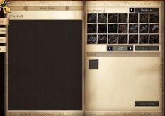 Mount book page one