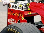 Rear wing f1 n