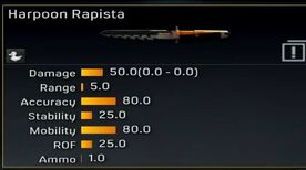 Harpoon Rapista stats