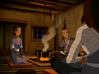 Katara, Sokka et Bato