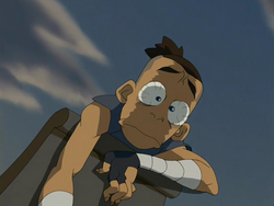 Sokka freaks out