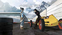 Korra and Asami becoming friends