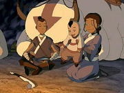 Katara holds Tom-Tom