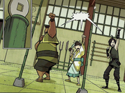 Equipo Beifong entrenando