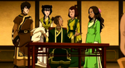 Katara, Mai, Sokka, Suki y Zuko.png