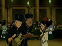 Toph tricks Sokka