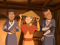 Aang's conical hat
